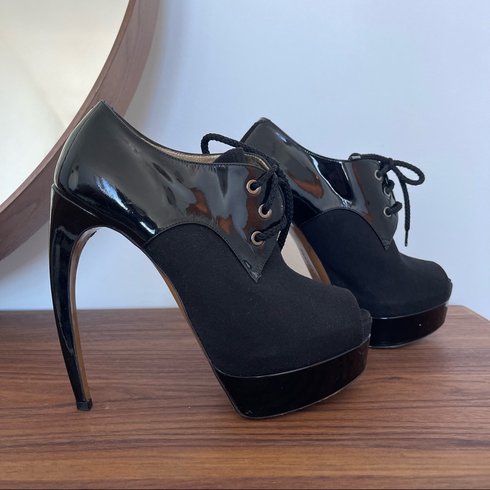 Walter Steiger Horn Black Heel Bootie Size 38